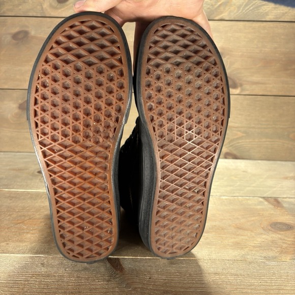 vans SK8 HI womens size 7 shoes black athletic skate sneakers - Picture 7 of 9